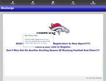 Tablet Screenshot of lmmustangsfootball.org